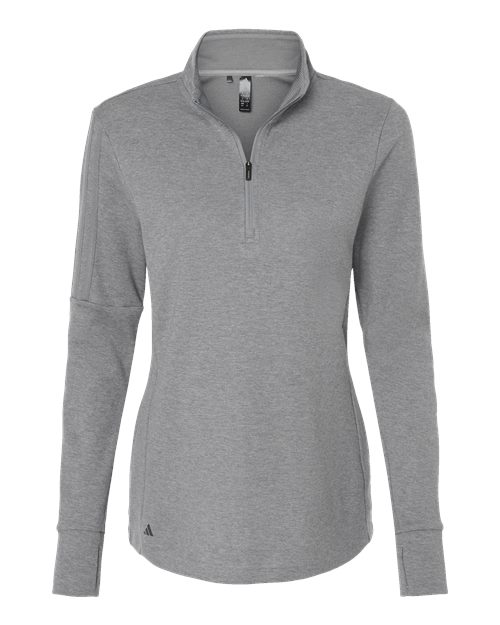 Adidas - Women's 3-Stripes Quarter-Zip Sweater - A555