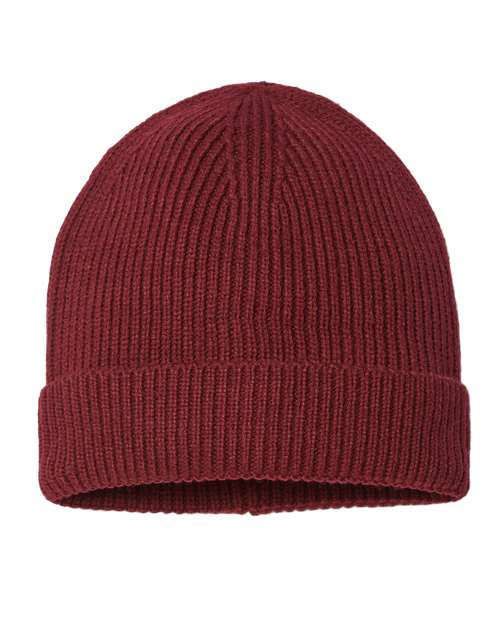 Atlantis Headwear - Sustainable Fine Rib Cuffed Beanie - ANDY