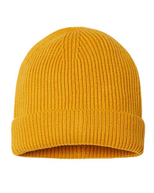 Atlantis Headwear - Sustainable Fine Rib Cuffed Beanie - ANDY