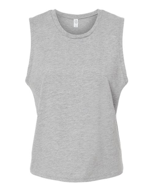 Alternative - Women's Cotton Jersey CVC Go-To Crop Muscle Tank - 1174CV