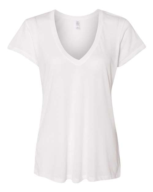 Alternative - Women's Slinky Jersey V-Neck Tee - 2894