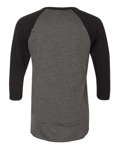 American Apparel - 50/50 Raglan Three-Quarter Sleeve Tee - BB453W