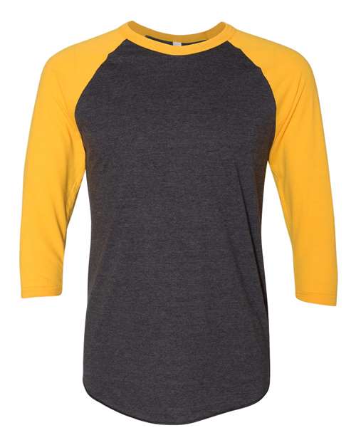 American Apparel - 50/50 Raglan Three-Quarter Sleeve Tee - BB453W