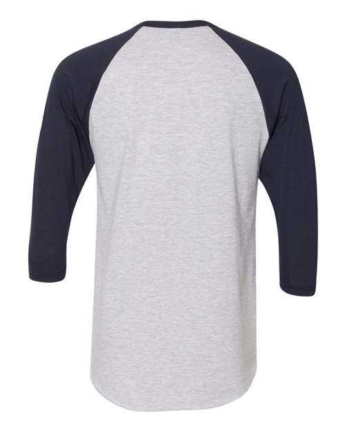 American Apparel - 50/50 Raglan Three-Quarter Sleeve Tee - BB453W