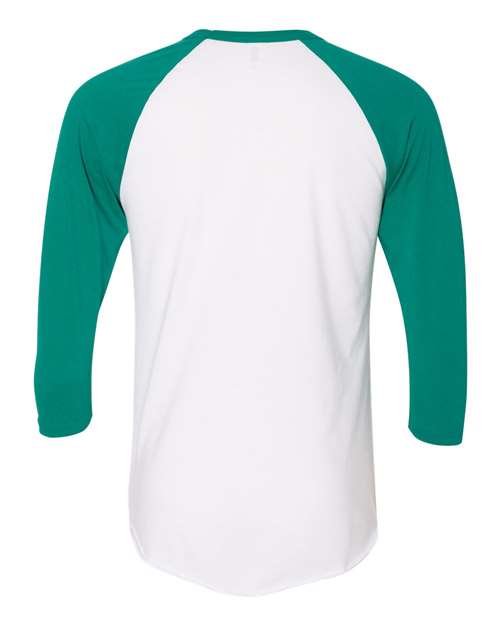 American Apparel - 50/50 Raglan Three-Quarter Sleeve Tee - BB453W