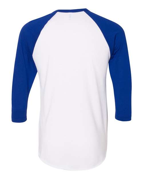 American Apparel - 50/50 Raglan Three-Quarter Sleeve Tee - BB453W