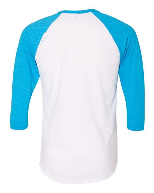 American Apparel - 50/50 Raglan Three-Quarter Sleeve Tee - BB453W