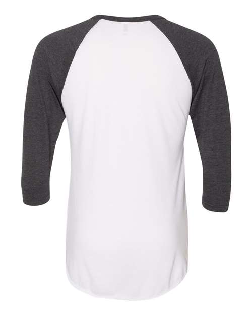 American Apparel - 50/50 Raglan Three-Quarter Sleeve Tee - BB453W