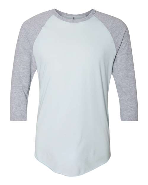 American Apparel - 50/50 Raglan Three-Quarter Sleeve Tee - BB453W