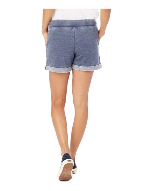 Alternative - Women's Lounge Mineral Wash French Terry Shorts - 8630