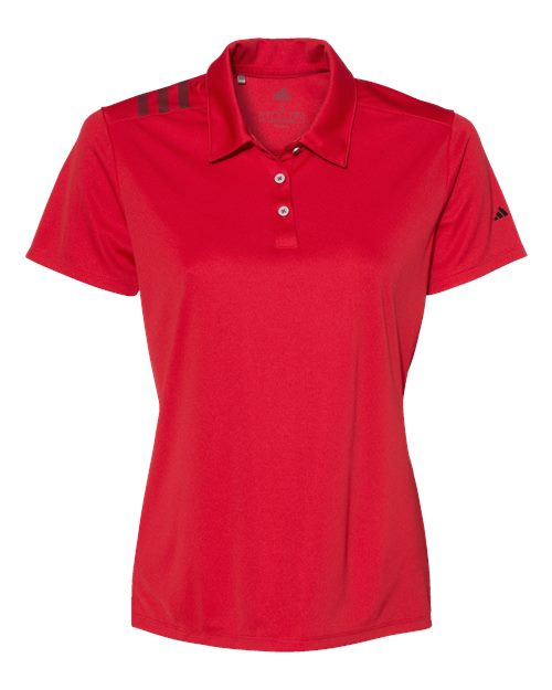 Adidas - Women's 3-Stripes Shoulder Polo - A325