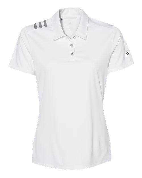 Adidas - Women's 3-Stripes Shoulder Polo - A325