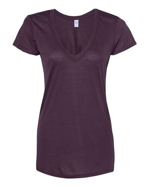 Alternative - Women's Slinky Jersey V-Neck Tee - 2894