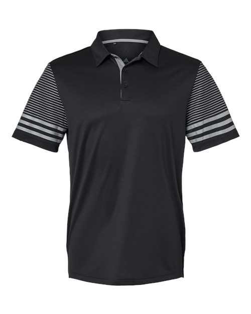 Adidas - Striped Sleeve Polo - A490