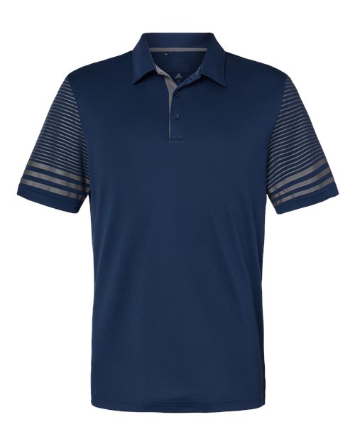 Adidas - Striped Sleeve Polo - A490