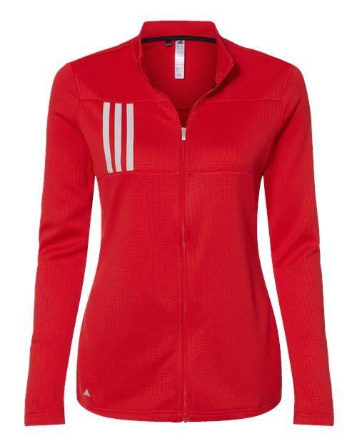 Adidas - Women's 3-Stripes Double Knit Full-Zip - A483