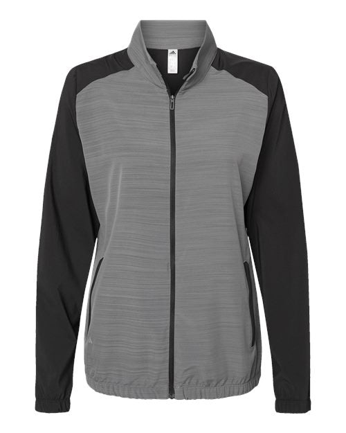 Adidas - Women's Heather Block Full-Zip Windshirt - A547