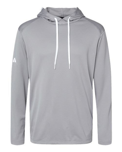 Adidas - Textured Mixed Media Hooded Sweatshirt - A530