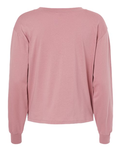 Alternative - Women's Cotton Jersey Long Sleeve Crop Tee - 1176